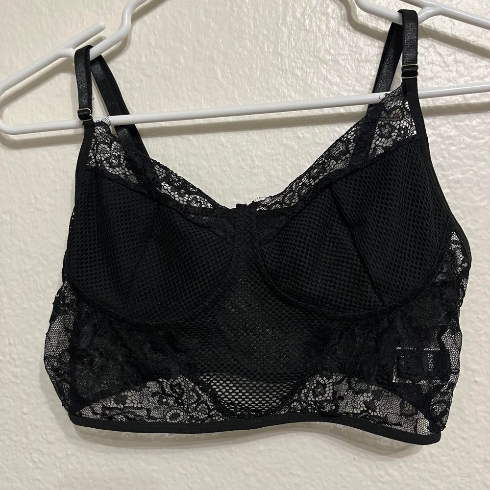 SHEIN Longline Unlined Bralette M